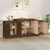 vidaXL Sideboard Honigbraun 164x37x68 cm Massivholz Kiefer 821495 Bild 3