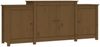 vidaXL Sideboard Honigbraun 164x37x68 cm Massivholz Kiefer 821495 Bild 2