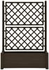 vidaXL Pflanzkübel mit Spalier 100x43x142 cm PP Mokka 313984 Bild 3