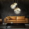 LED Hängelampe Gold, 3 Glas Kugeln, 20 - 25 - 30 cm Bild 5