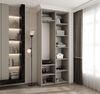 ABIKS MÖBEL Drehtürenschrank COMO 2 Schlafzimmerschrank mit Kleiderstange und Regalen Bild 3