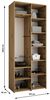 ABIKS MÖBEL Drehtürenschrank COMO 2 Schlafzimmerschrank mit Kleiderstange und Regalen Bild 4