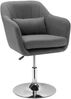 Schreibtischstuhl 60 x 60 x 79-91 cm, höhenverstellbar, drehbar, Polyester Dunkelgrau, 1 Stück Bild 4