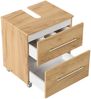 Universal Unterbau auf Standfüßen 55 cm SoftClose eiche gold : Eiche Gold Bild 4