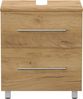Universal Unterbau auf Standfüßen 55 cm SoftClose eiche gold : Eiche Gold Bild 5