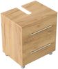 Universal Unterbau auf Standfüßen 55 cm SoftClose eiche gold : Eiche Gold Bild 3