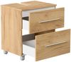 Universal Unterbau auf Standfüßen 55 cm SoftClose eiche gold : Eiche Gold Bild 2