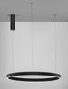 Nova Luce 9345664 ELOWEN LED Pendelleuchte 80cm 3000K Schwarz dimmbar Bild 2