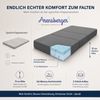 Arensberger Luisa Faltmatratze 15 cm Gel Memory Foam klappbar Gästematratze mit Tragetasche Bild 2