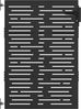 vidaXL Gartentor Schwarz 85 x 125 cm Pulverbeschichteter Stahl 42015875 Bild 2