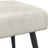 vidaXL Bank mit Knopfheftung Creme 110 x 40 x 46 cm Samt 42038537 Bild 5