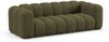 Micadoni Sofa Lupine 3-Sitzer Chenille Eden Grün Bild 2