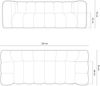 Micadoni Sofa Lupine 3-Sitzer Chenille Eden Grün Bild 5