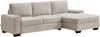Vente-unique - EMBAPO Sofa Stoff Beige - B 153 cm x H 85 cm x L 260 cm Bild 5