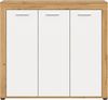OTTO home Schuhschrank AOSTA, Höhe 108cm, 3 Türen, 10 Einlegeböden, 12 Fächer (in verschiedenen Farbausführungen erhältlich, individuell kombinierbar) Kommode, Schrank, Sideboard, Flurkommode, Anrichte, Garderobenschrank Bild 3