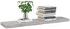 vidaXL Schweberegale 2 Stk. Betongrau 90 x 23,5 x 3,8 cm MDF Bild 3