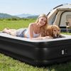 LALAHO Luftmatratze mit eingebauter Pumpe,Isomatte Camping Outdoor,190 x 99 x 45CM, Einzel-Luftbett, selbstaufblasend, wasserdicht, inkl. Pumpe, Tasche Bild 3