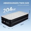 LALAHO Luftmatratze mit eingebauter Pumpe,Isomatte Camping Outdoor,190 x 99 x 45CM, Einzel-Luftbett, selbstaufblasend, wasserdicht, inkl. Pumpe, Tasche Bild 4