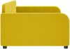 vidaXL Tagesbett Gelb 100x200 cm Samt 354070 Bild 4