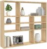 vidaXL Wandregal Sonoma-Eiche 90x16x78 cm Holzwerkstoff 802942 Bild 3