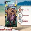 BERONAGE Strandtücher Jurassic World Badetuch T-Rex 60x120 cm, 100% Baumwolle (1-St), Frottee in Velours-Qualität Bild 3