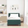 vidaXL Boxspringbett mit Kopfteil Dunkelgrün 100 x 200 cm Samt 3340379 Bild 3