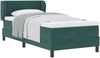 vidaXL Boxspringbett mit Kopfteil Dunkelgrün 100 x 200 cm Samt 3340379 Bild 2