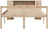 vidaXL Massivholzbett mit Regal ohne Matratze 135x190 cm Kiefernholz 3321963 Bild 4