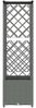 vidaXL Hochbeet mit Rankgitter und Dach Hellgrau 124 x 40 x 136 cm PP 42032596 Bild 4