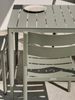 Gartenesstisch Bigby aus Aluminium, modern und rechteckig, hellgrün, für 4–6 Personen Bild 3