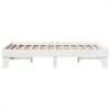 vidaXL Massivholzbett ohne Matratze Weiß 135x190 cm Kiefernholz 855371 Bild 5