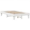 vidaXL Massivholzbett ohne Matratze Weiß 135x190 cm Kiefernholz 855371 Bild 3