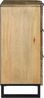 vidaXL Sideboards, 2 pcs, massives Mangoholz Braun, 60 x 33.5 x 75 cm Bild 4