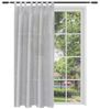 Woltu Gardine (2 St), halbtransparent, Gardinen halbtransparent mit Schlaufen Leinen Optik Bild 4