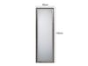 MIRRORS AND MORE 'Tanja' Rahmenspiegel Holz, silber, 50x150cm Bild 3