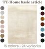 TT Home Teppich Diele, Esszimmer, Flur, Schlafzimmer, Wohnzimmer, Rechteckig, Höhe: 14 mm, Wohnzimmer Kurzflor Einfarbig Modernes Design Waschbar Bild 3