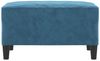 vidaXL Fußhocker Blau 70x55x41 cm Samt 349326 Bild 3