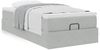 vidaXL Ottoman-Bett mit Matratze Hellgrau 80x200 cm Samt 3311147 Bild 4