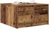 vidaXL Couchtisch mit Schubladen Altholz-Optik 70,5x70x40 cm 3328415 Bild 4