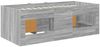 vidaXL Loft Bettgestell mit Schrank 3 Stk. Grau Sonoma Holzwerkstoff 3423419 Bild 5