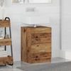 vidaXL Badezimmerschrank mit Tür Altholz 40 x 37 x 59 cm Holzwerkstoff 868812 Bild 4