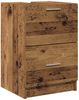 vidaXL Badezimmerschrank mit Tür Altholz 40 x 37 x 59 cm Holzwerkstoff 868812 Bild 2