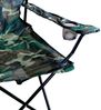 Anglersessel Campingstuhl mit Getränkehalter und Tasche Camouflage Bild 2