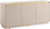 Vente-unique - POSINIA Sideboard Holz, Platte Beige - B 39 cm x H 71,6 cm x L 153,4 cm Bild 3
