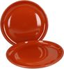 2er Set Ton-Speiseteller Ø 28,5 cm Mediterran 2 Personen Mittelalter Grill-Platte Bild 2