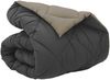 vidaXL Winterbettdecke Hellgrau und Anthrazit 135 x 200 cm Mikrofaser 42025752 Bild 2