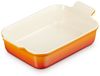Le Creuset Auflaufform Tradition 32 cm Ofenrot - 29 bis 32 cm - Orange Bild 5