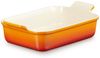 Le Creuset Auflaufform Tradition 32 cm Ofenrot - 29 bis 32 cm - Orange Bild 3