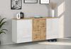 OTTO home Sideboard ISEO, Kommode, Schrank, Sideboard, Lowboard, 6 Fächer, Breite 150 cm (1 St), stehend/hängend, 3 Türen Hochglanz lackiert, Made in Italy Bild 2