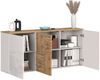 OTTO home Sideboard ISEO, Kommode, Schrank, Sideboard, Lowboard, 6 Fächer, Breite 150 cm (1 St), stehend/hängend, 3 Türen Hochglanz lackiert, Made in Italy Bild 4